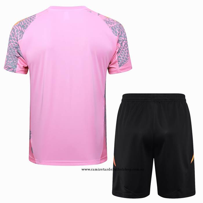 Chandal del Real Madrid Dragon 24-25 Manga Corta Rosa - Pantalon Corto